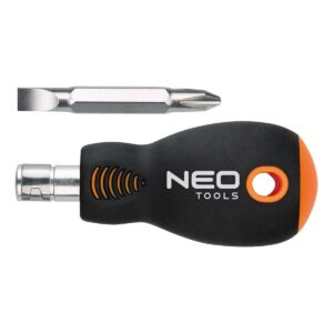 NEO Dvostrani odvijač s ravnim vrhom 6,0 mm x PH2, SvCm