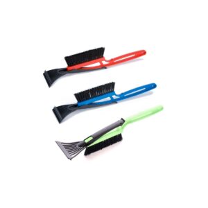 4CARS plastic little broom with scraper