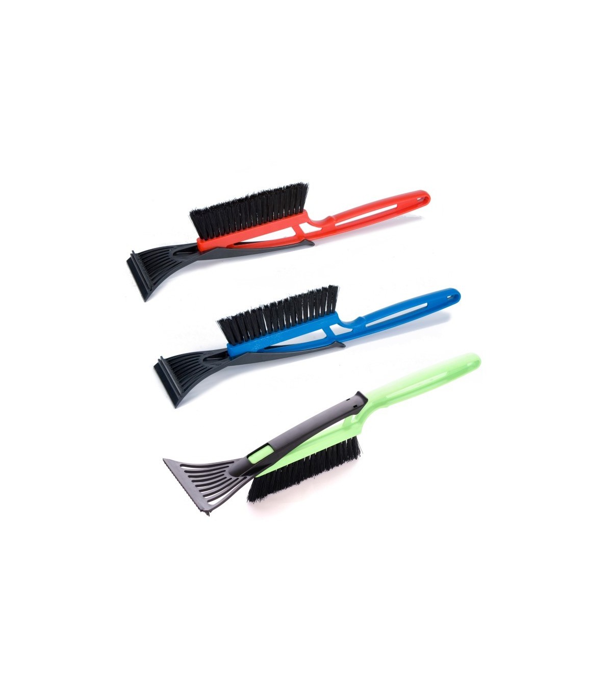 4CARS plastic little broom with scraper