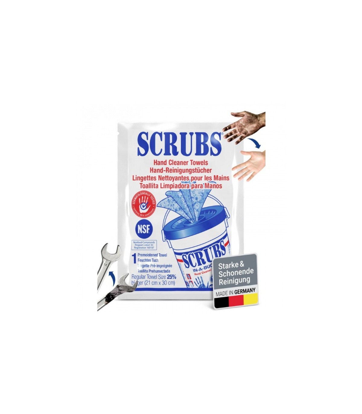 SCRUBS – Professional Cleaning Wipe for Thorough and Quick Cleaning - Slika 3