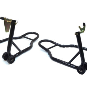 Set front + rear paddock stand MOTION STUFF with V support