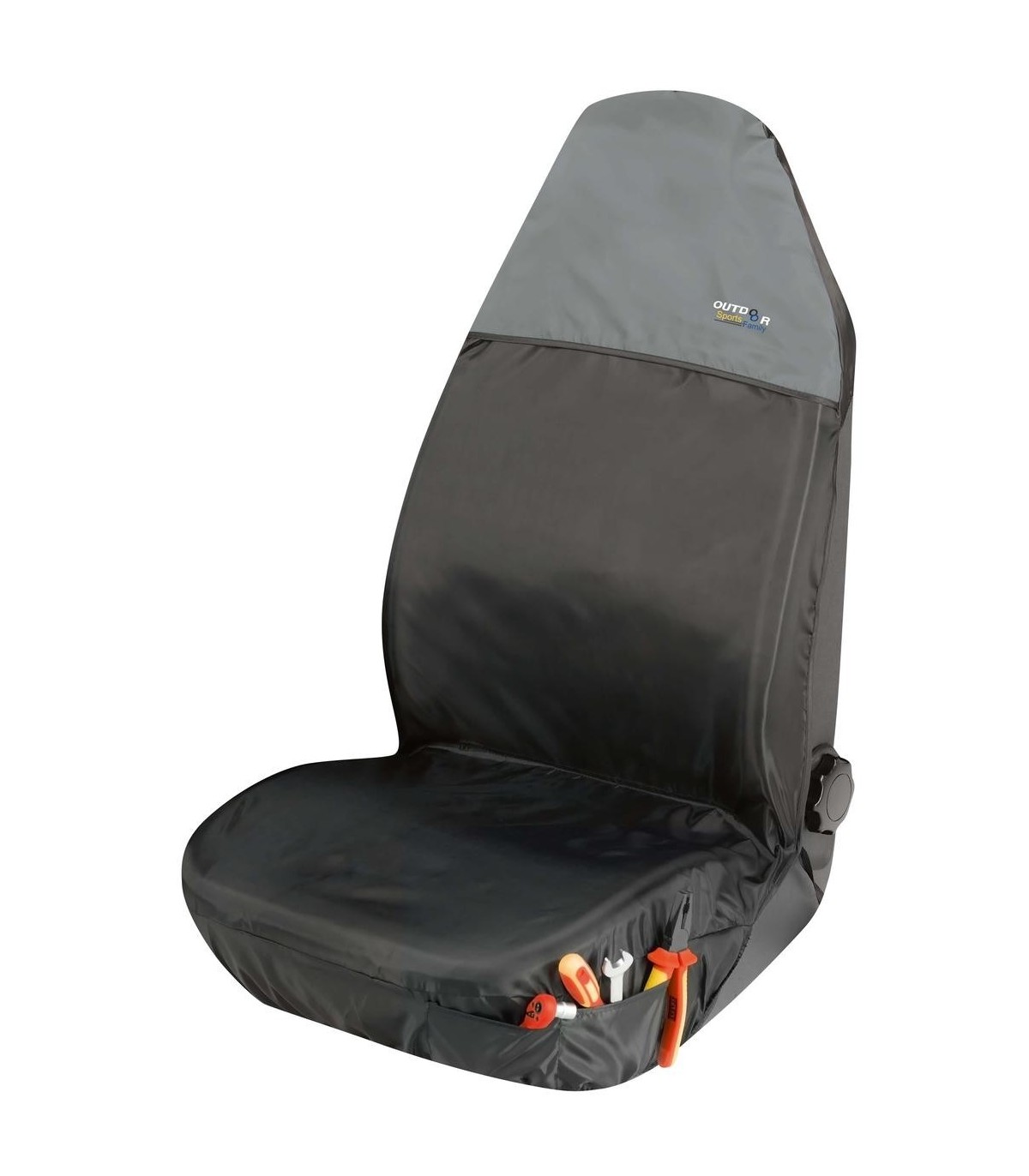 Walser Car Seat Cover Outdoor Sports silvergrey