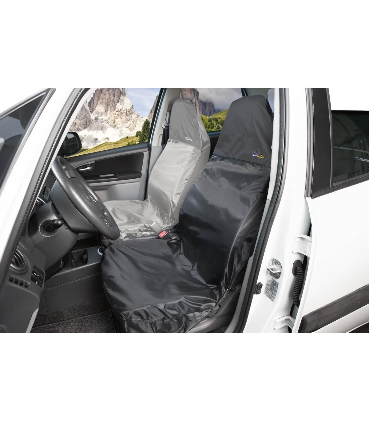 Walser Front Car Seat Cover Outdoor Sports black - Slika 2