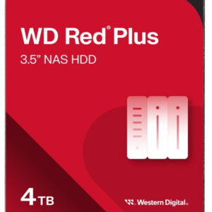 WD Red Plus 4TB, 3,5″, 128MB, 5400 rpm NAS