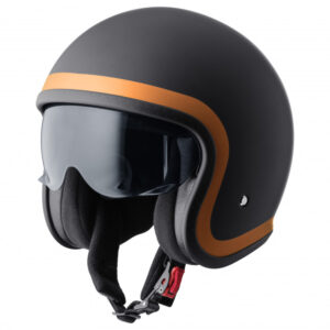 Jet helmet GMS RIDE matt black-orange 2XL
