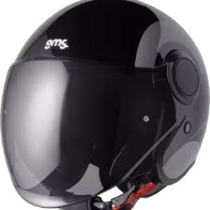 Open face helmet GMS ART.CODE.E1 black-grey light grey 2XL