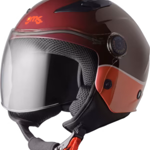 Open face helmet GMS BUZZ – KIDS CLUB red-light red KL