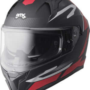 Full face helmet GMS VELOX graphic matt black-red-white 2XL