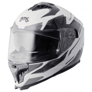 Full face helmet GMS GELERO white-grey-dark grey 2XL