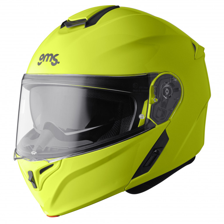 Flip up helmet GMS APERIO yellow-black XS