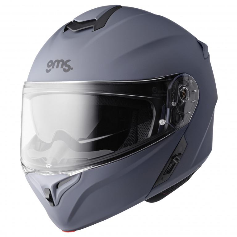 Flip up helmet GMS APERIO matt grey XS