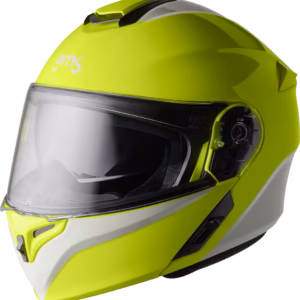 Flip up helmet GMS APERIO NIGHTLIGHT yellow glow 2XL