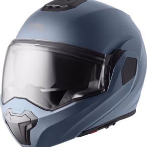 Flip back helmet GMS FLIPPO satin grey-blue 2XL