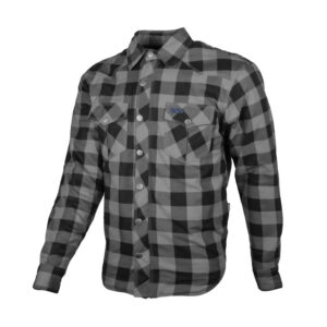 Kevlar moto košulja GMS JAGUAR crna-siva 6XL