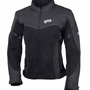 Moto jakna GMS TARA mrežasto Crni DL