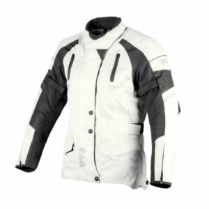 Moto jakna GMS TAYLOR LADY bež-crna D10XL