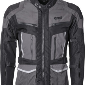 Moto jakna GMS TIGRIS WP crna-siva 6XL