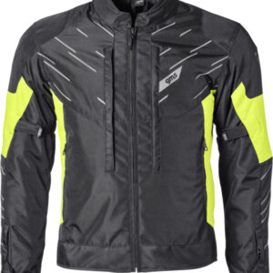 Moto jakna GMS Kasai WP crna-žuta 2XL