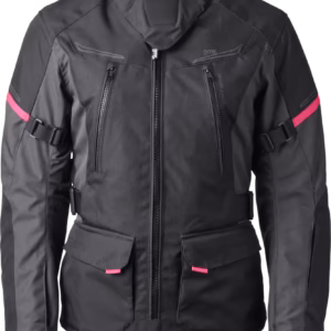 ženska moto jakna GMS TAYLOR 2 WP LADY crna-ružičasta D2XL