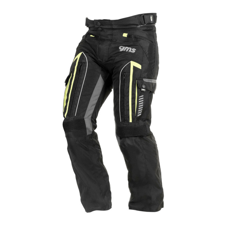 Hlače GMS EVEREST black-anthracit-yellow XS