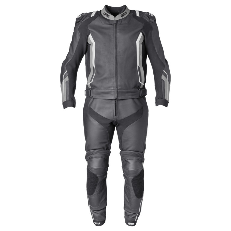 2pcs leather suit GMS GR-1 black-grey-white 118H
