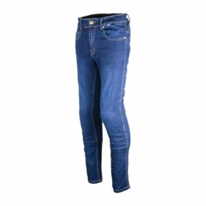 Moto hlače Kevlar moto traperice GMS RATTLE LADY tamnoplava 40 / 30