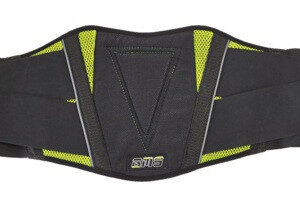 Kidney belt racing GMS black-yellow fluo 2XL