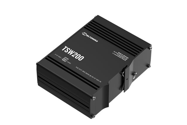 TELTONIKA Switch Industrijski 8 x 1 Gb PoE+, 2 SFP port