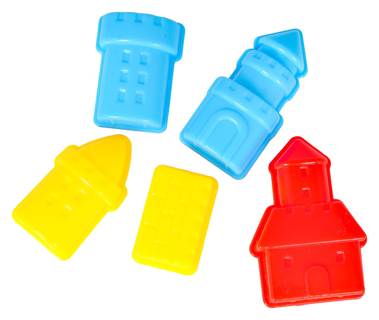 Purple kinetic sand with 5 castle-shaped moulds