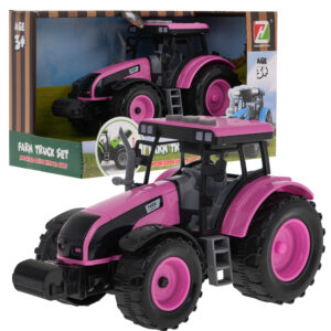 Ružičasti traktor sa zvučnim funkcijama
