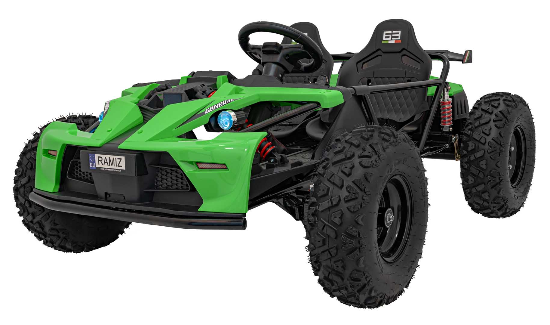GENERAL 63 Dječji automobil zelena