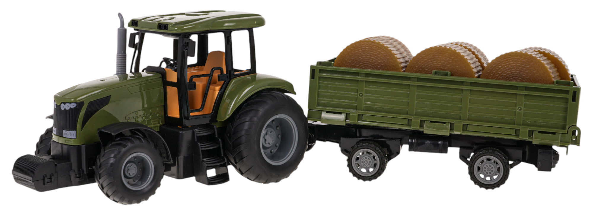 Zelena R/C traktor i prikolica
