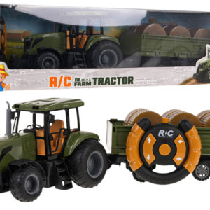 Zelena R/C traktor i prikolica