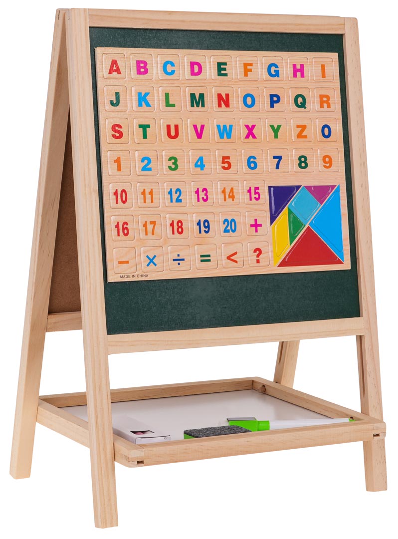 Double Sided Wooden Board + Accessories