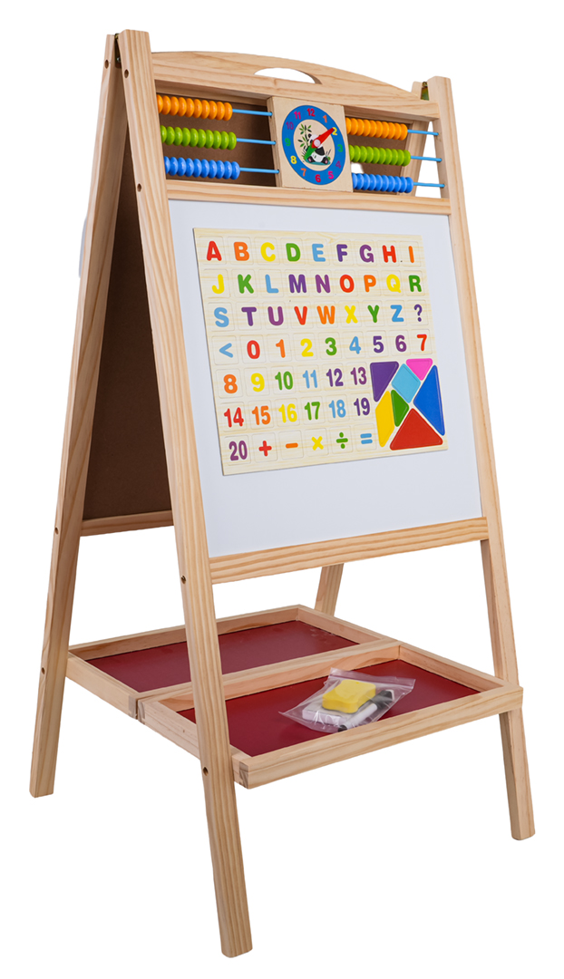 Wooden Board with Abacus + Accessories