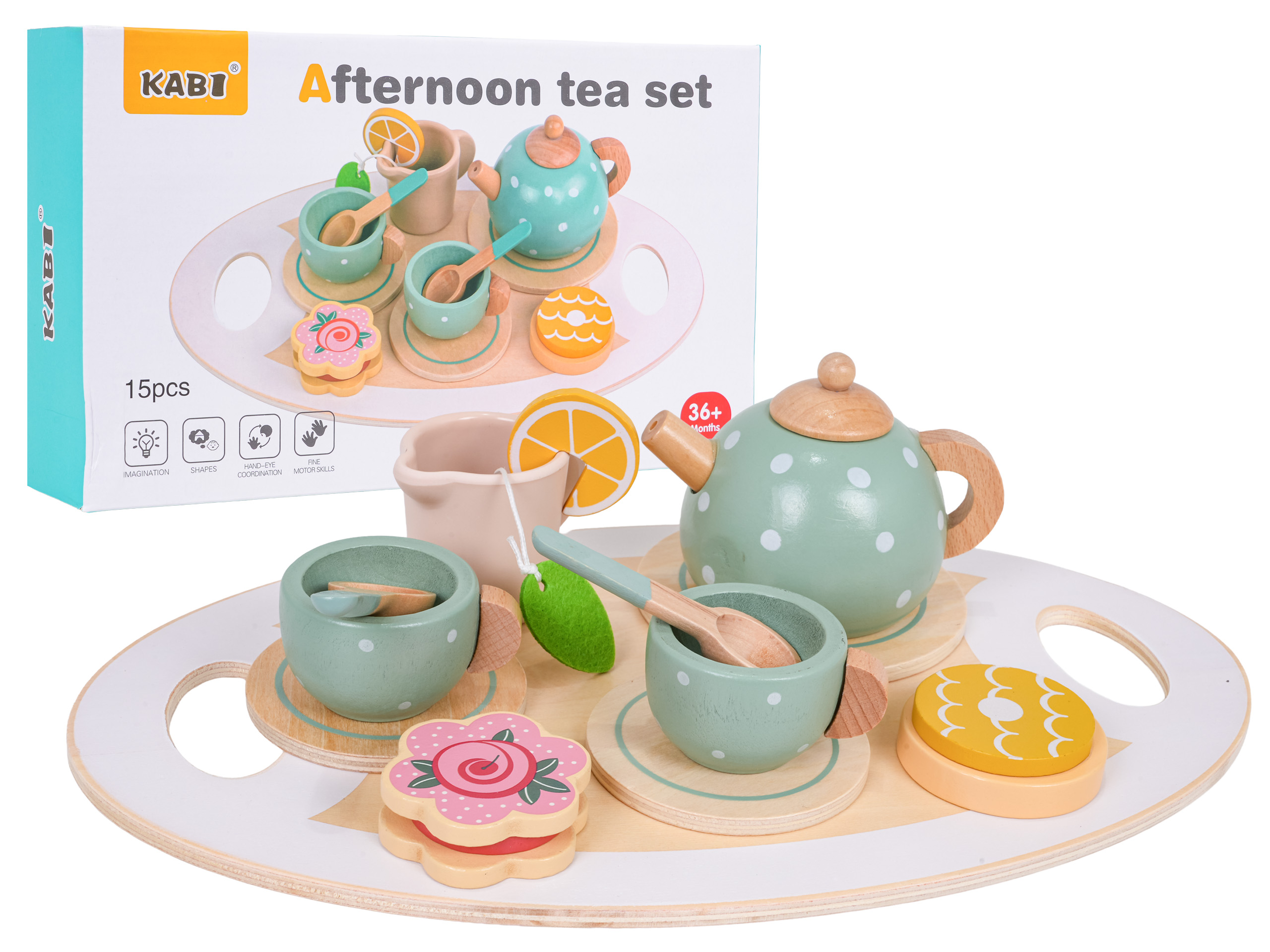 Wooden Tea Set + Accessories