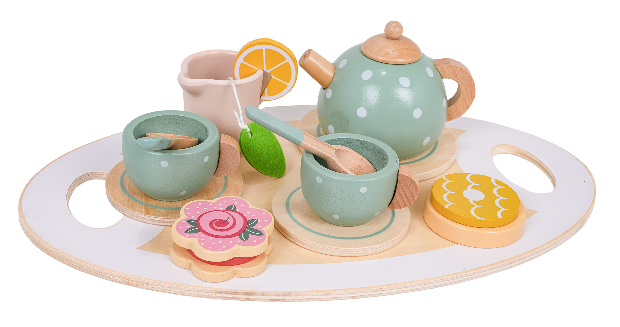 Wooden Tea Set + Accessories