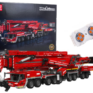 Set konstrukcijskih kocki – crvena dizalica, 8506 kom.
