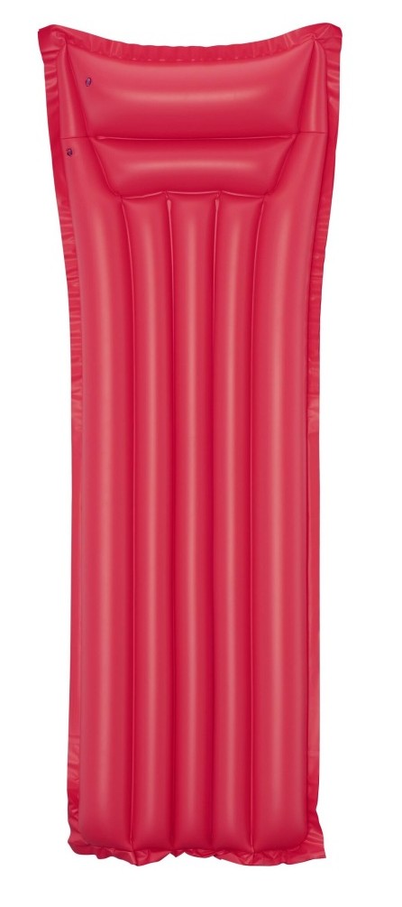 Inflatable Swimming Mattress Red BESTWAY 183x69cm + Pillow