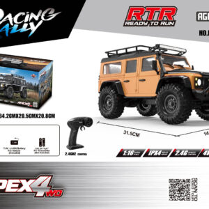 RC terenski automobil RTR APEX 4 1:16 narančasti