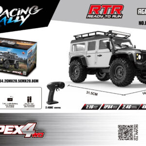 RC terenski automobil RTR APEX 4 1:16 bijeli