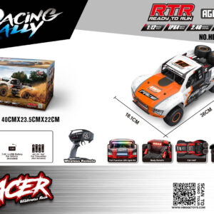 RC terenski automobil RACE 12 1:12 bijeli i narančasti