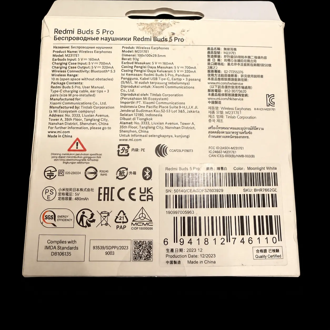Xiaomi Redmi Buds 5 Pro –Bluetooth slušalice, ANC 52 dB - Slika 6