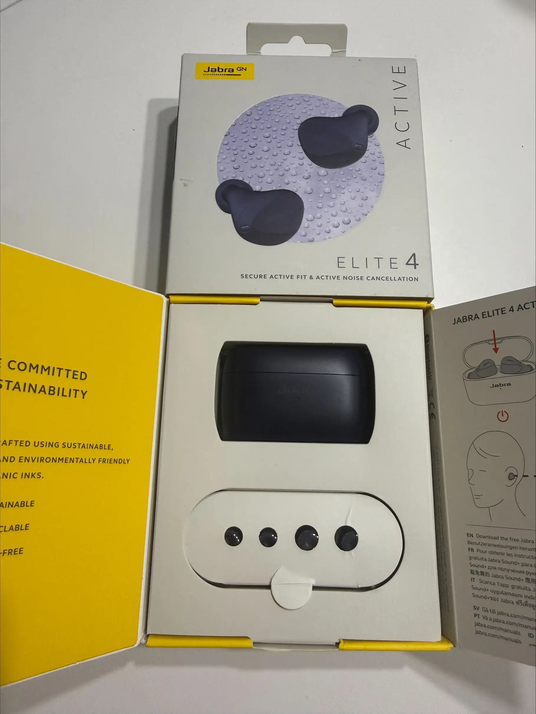 Jabra Elite 4 bežične Bluetooth slušalice s ANC – tamnoplave - Slika 4